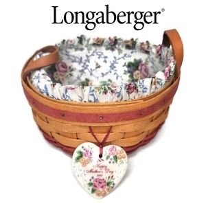 Longaberger SIGNED mothersday 1995 woven basket